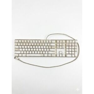 Apple Model No. A1048 Wired USB Keyboard White Tested